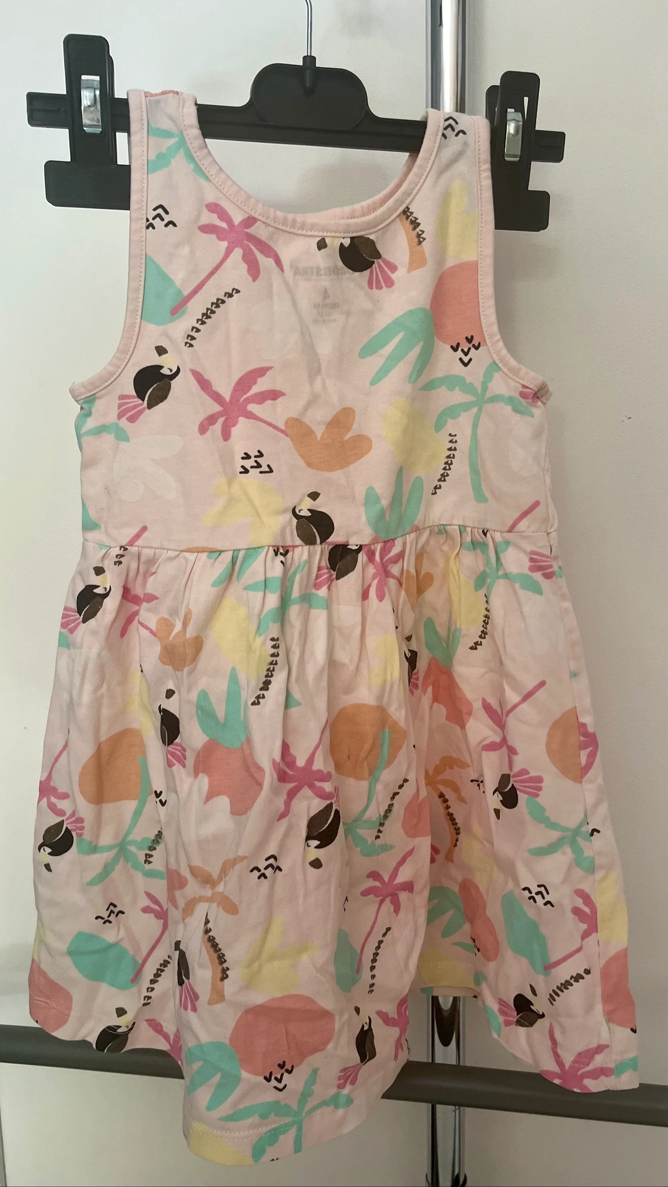 Vestido con motivos de tucán orquesta – photo 4